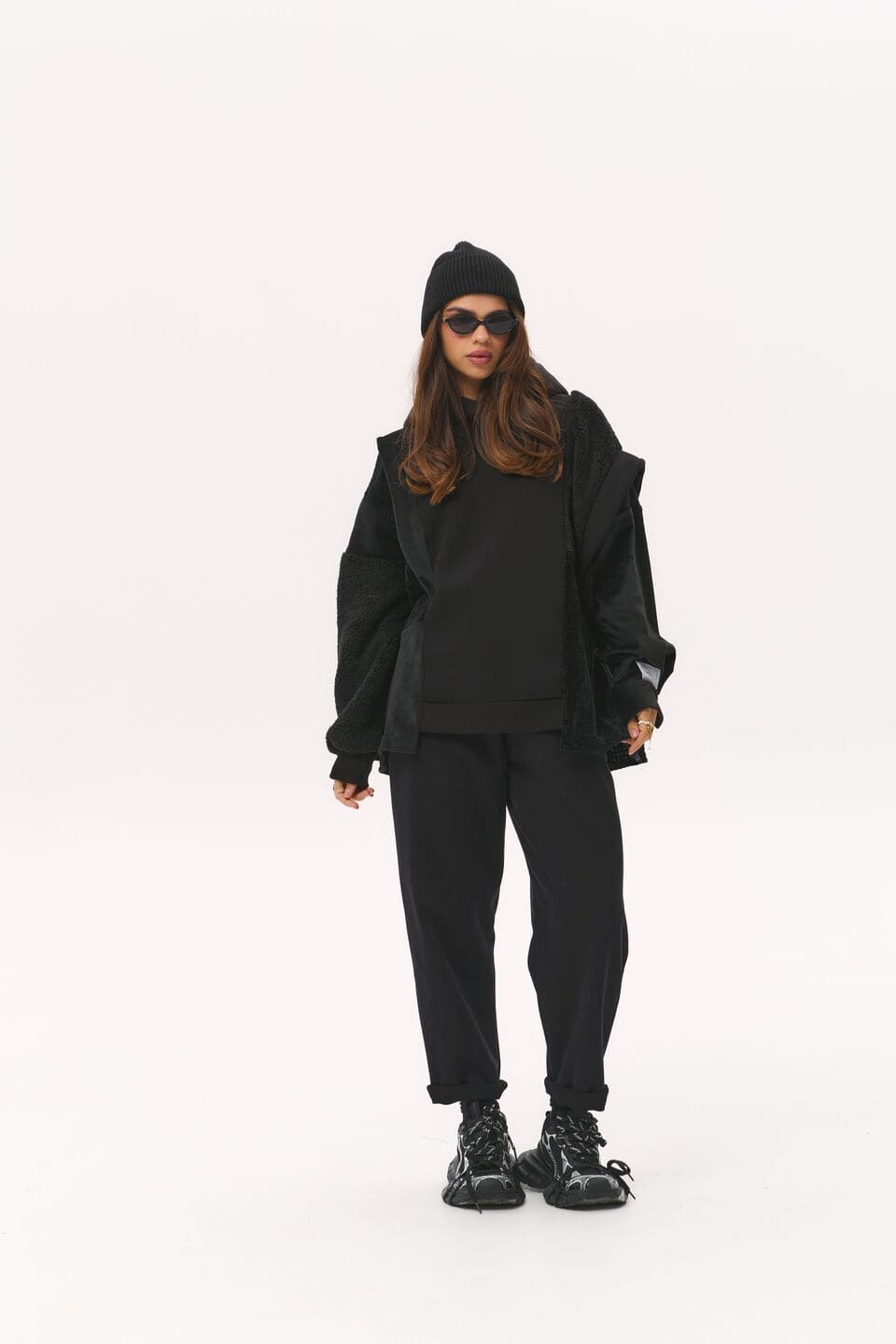 Combined Hoodie, Black